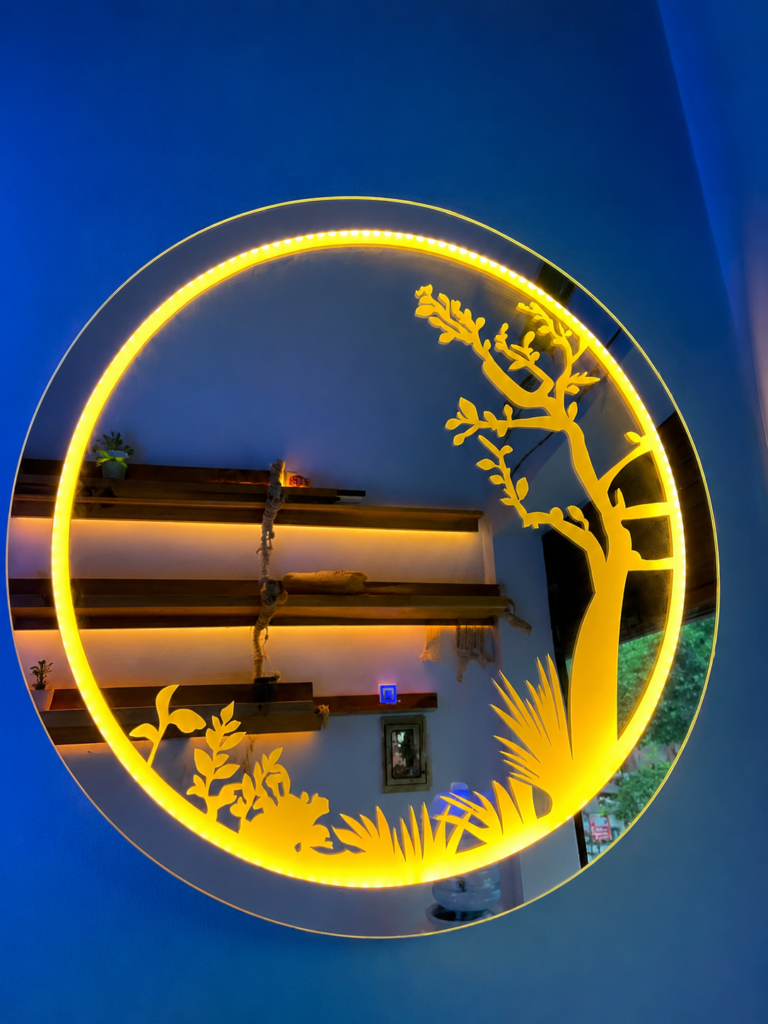 Florelle Round LED Frame Mirror – LFM-28