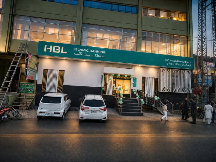 HBL Bank Banu Near DOQ Hospital