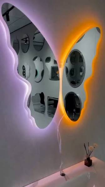 Veloura Butterfly LED Frame Mirror – LFM-07