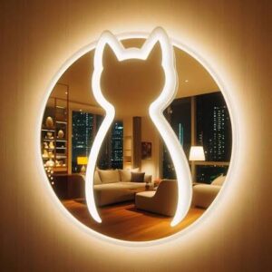KittyAura LED Frame Mirror – LFM-08