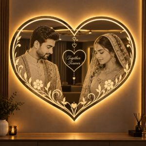 HeartGlow Couple LED Frame Mirror– LFM-32
